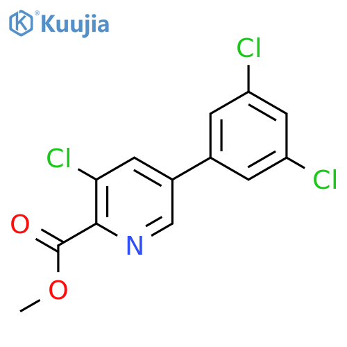 Methyl 3-chloro-5-(3,5-dichlorophenyl)picolinate structure