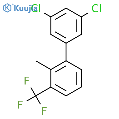 3,5-Dichloro-2'-methyl-3'-trifluoromethyl-biphenyl structure