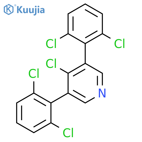 3,5-Bis(2,6-dichlorophenyl)-4-chloropyridine structure