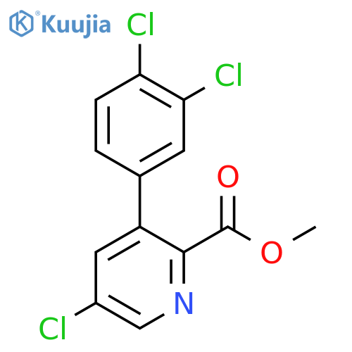Methyl 5-chloro-3-(3,4-dichlorophenyl)picolinate structure