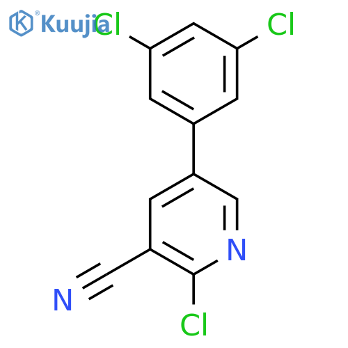 2-Chloro-5-(3,5-dichlorophenyl)nicotinonitrile structure