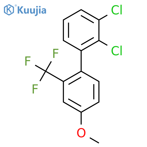 2,3-Dichloro-4'-methoxy-2'-trifluoromethyl-biphenyl structure