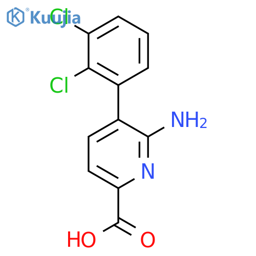 6-Amino-5-(2,3-dichlorophenyl)picolinic acid structure