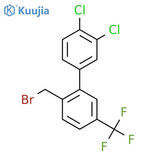 2'-Bromomethyl-3,4-dichloro-5'-trifluoromethyl-biphenyl structure