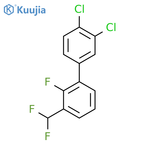 3,4-Dichloro-3'-difluoromethyl-2'-fluoro-biphenyl structure
