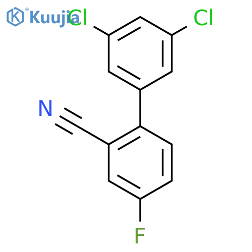 3',5'-Dichloro-4-fluoro-biphenyl-2-carbonitrile structure
