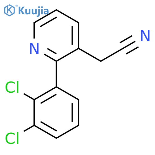 2-(2,3-Dichlorophenyl)pyridine-3-acetonitrile structure