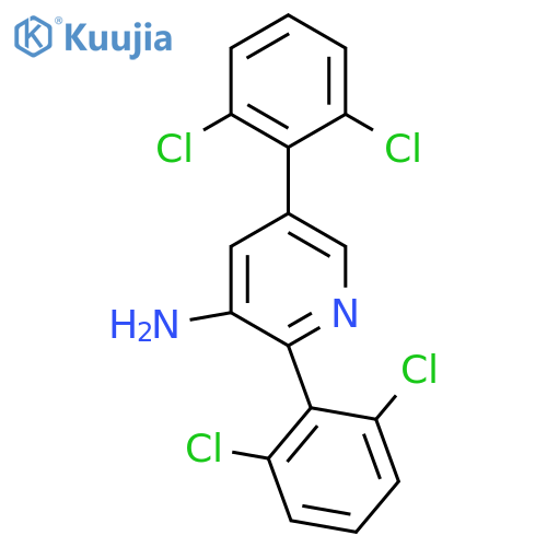 3-Amino-2,5-bis(2,6-dichlorophenyl)pyridine structure
