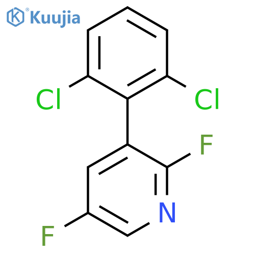 3-(2,6-Dichlorophenyl)-2,5-difluoropyridine structure