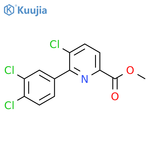 Methyl 5-chloro-6-(3,4-dichlorophenyl)picolinate structure