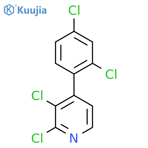 2,3-Dichloro-4-(2,4-dichlorophenyl)pyridine structure