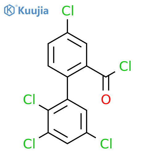 4,2',3',5'-Tetrachlorobiphenyl-2-carbonyl chloride structure