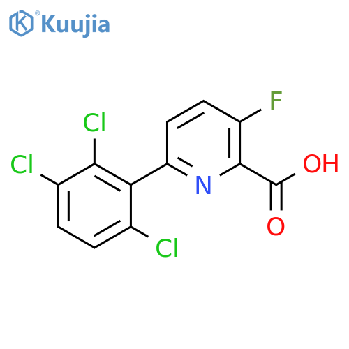 3-Fluoro-6-(2,3,6-trichlorophenyl)picolinic acid structure