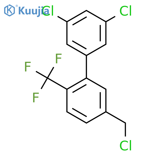 5'-Chloromethyl-3,5-dichloro-2'-trifluoromethyl-biphenyl structure