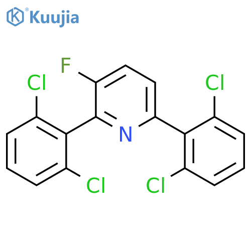 2,6-Bis(2,6-dichlorophenyl)-3-fluoropyridine structure