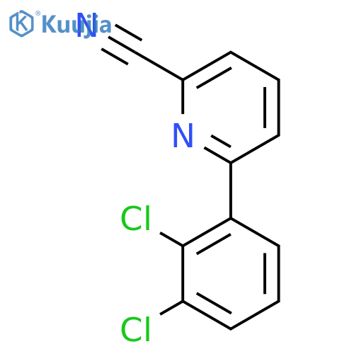 6-(2,3-Dichlorophenyl)picolinonitrile structure