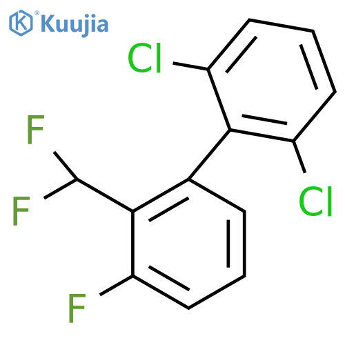 2,6-Dichloro-2'-difluoromethyl-3'-fluoro-biphenyl structure