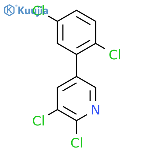 2,3-Dichloro-5-(2,5-dichlorophenyl)pyridine structure