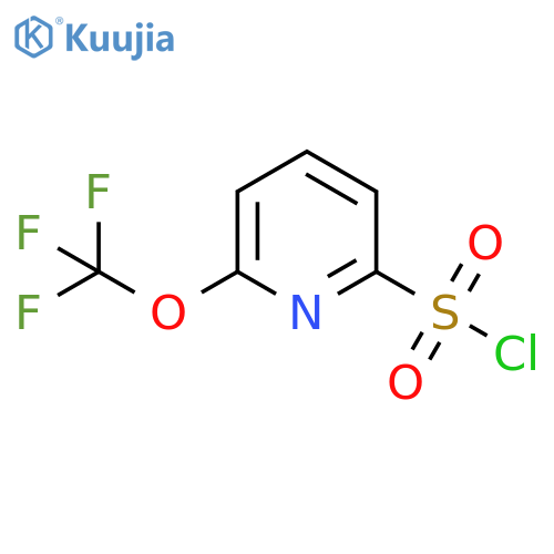 6-(trifluoromethoxy)pyridine-2-sulfonyl chloride structure