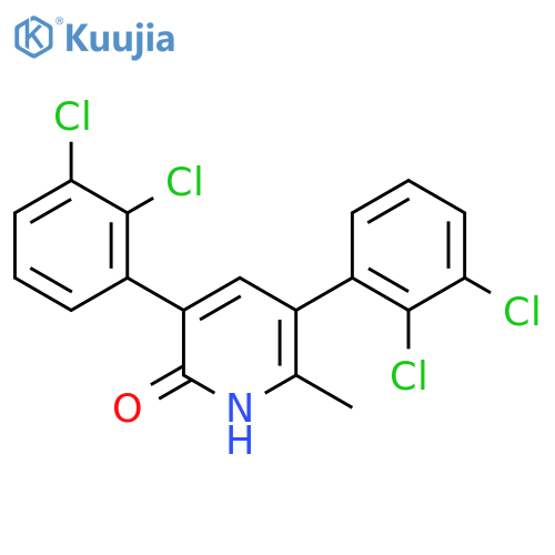 3,5-Bis(2,3-dichlorophenyl)-2-hydroxy-6-methylpyridine structure
