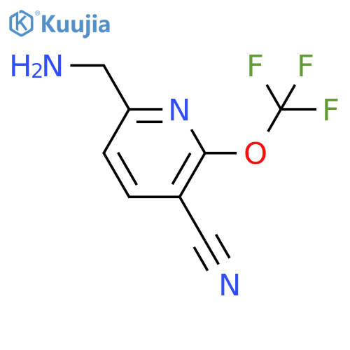 6-(Aminomethyl)-3-cyano-2-(trifluoromethoxy)pyridine structure