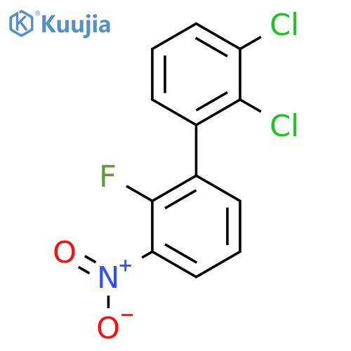2,3-Dichloro-2'-fluoro-3'-nitro-biphenyl structure