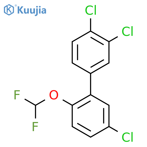 5'-Chloro-3,4-dichloro-2'-difluoromethoxy-biphenyl structure