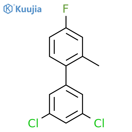 3,5-Dichloro-4'-fluoro-2'-methyl-biphenyl structure