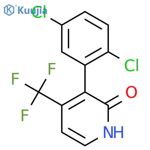 3-(2,5-Dichlorophenyl)-2-hydroxy-4-(trifluoromethyl)pyridine structure