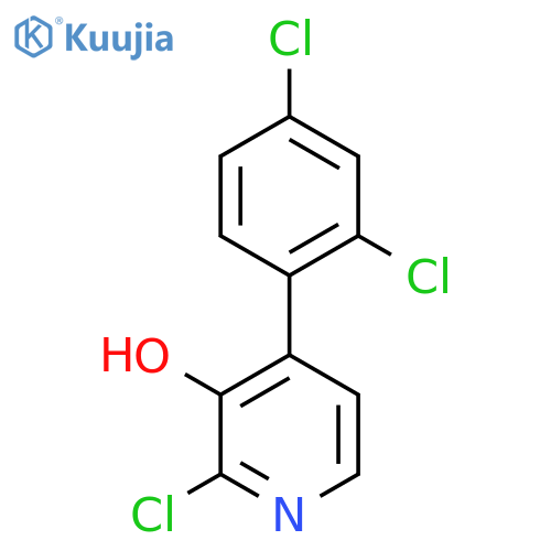 2-Chloro-4-(2,4-dichlorophenyl)-3-hydroxypyridine structure