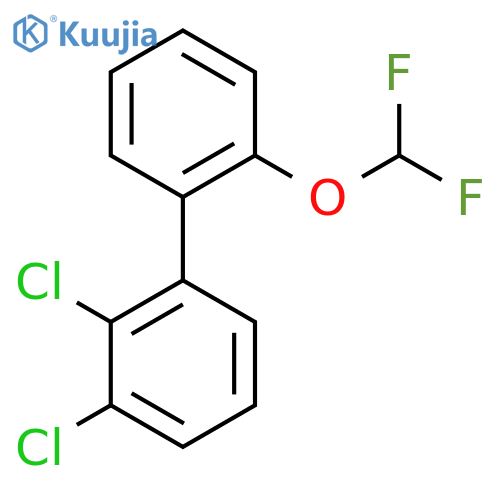 2,3-Dichloro-2'-difluoromethoxy-biphenyl structure