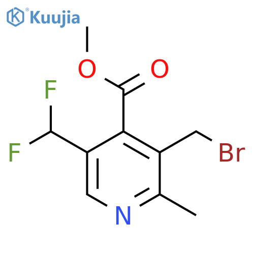 Methyl 3-(bromomethyl)-5-(difluoromethyl)-2-methylpyridine-4-carboxylate structure