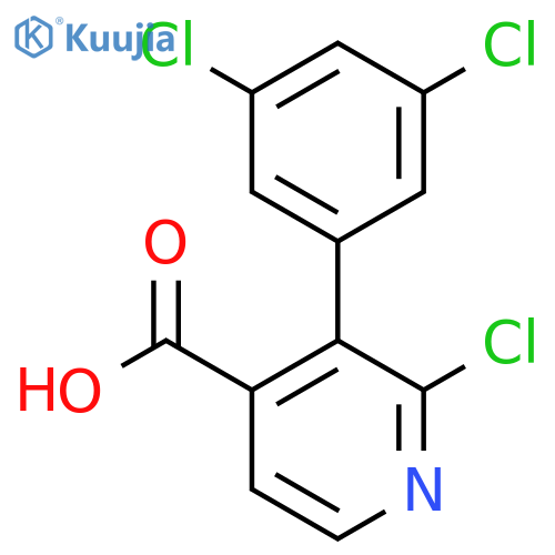 2-Chloro-3-(3,5-dichlorophenyl)isonicotinic acid structure