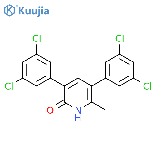 3,5-Bis(3,5-dichlorophenyl)-2-hydroxy-6-methylpyridine structure