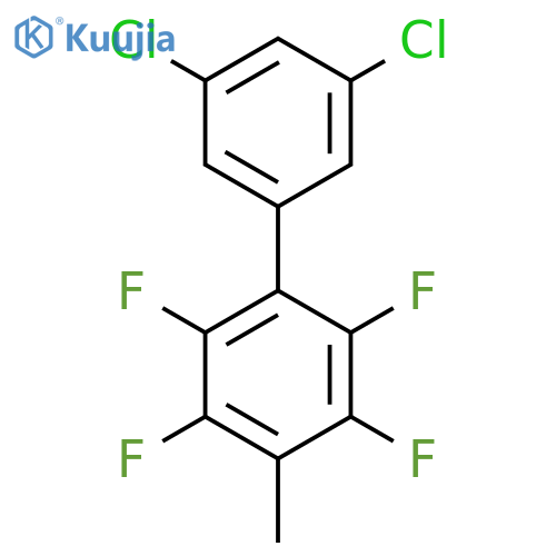 3',5'-Dichloro-2,3,5,6-tetrafluoro-4-methyl-biphenyl structure