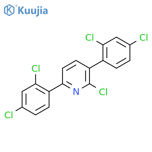 3,6-Bis(2,4-dichlorophenyl)-2-chloropyridine structure