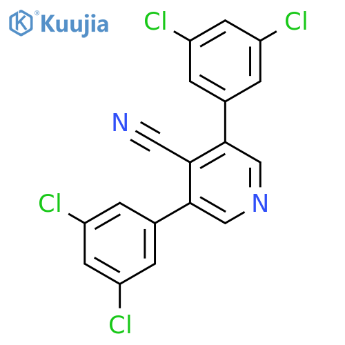 3,5-Bis(3,5-dichlorophenyl)isonicotinonitrile structure