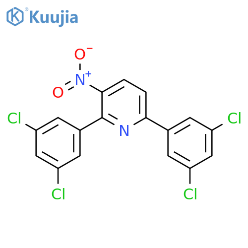 2,6-Bis(3,5-dichlorophenyl)-3-nitropyridine structure