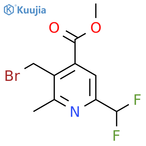 Methyl 3-(bromomethyl)-6-(difluoromethyl)-2-methylpyridine-4-carboxylate structure