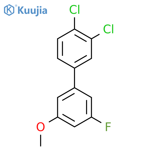 3,4-Dichloro-5'-fluoro-3'-methoxy-biphenyl structure