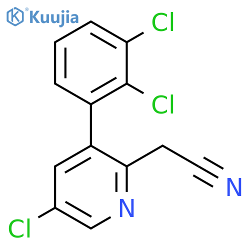 5-Chloro-3-(2,3-dichlorophenyl)pyridine-2-acetonitrile structure