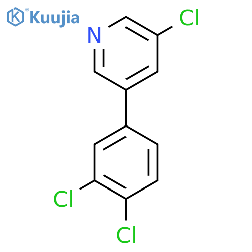3-Chloro-5-(3,4-dichlorophenyl)pyridine structure