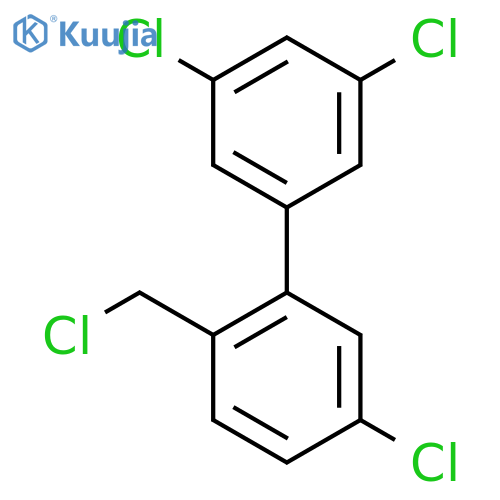 5'-Chloro-2'-chloromethyl-3,5-dichloro-biphenyl structure