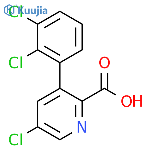 5-Chloro-3-(2,3-dichlorophenyl)picolinic acid structure