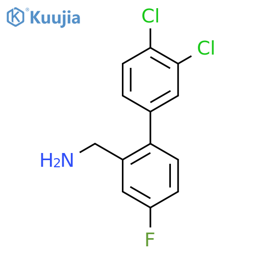 C-(3',4'-Dichloro-4-fluoro-biphenyl-2-yl)-methylamine structure