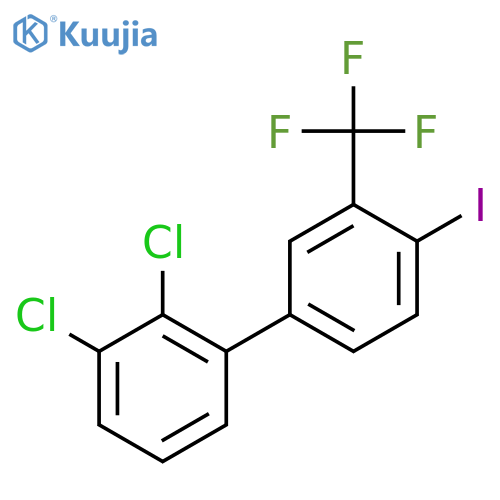 2,3-Dichloro-4'-iodo-3'-trifluoromethyl-biphenyl structure