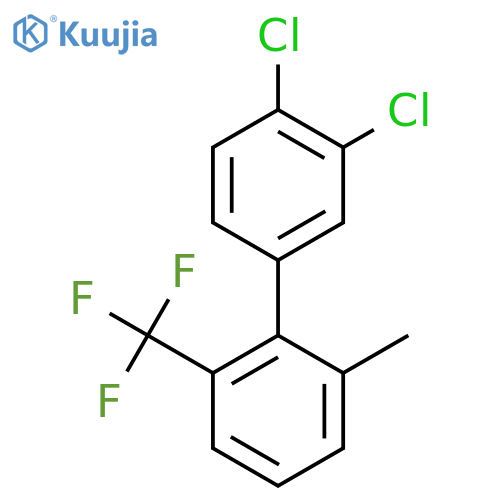 3,4-Dichloro-2'-methyl-6'-trifluoromethyl-biphenyl structure