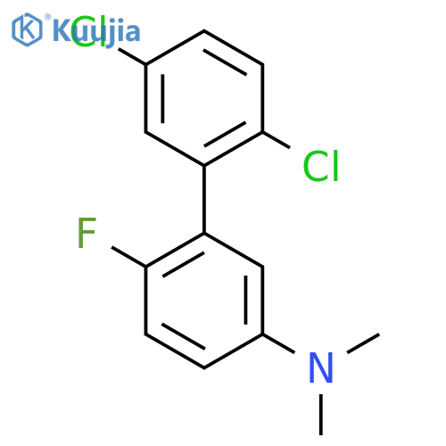 Dimethyl-(2',5'-dichloro-6-fluoro-biphenyl-3-yl)-amine structure