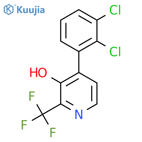 4-(2,3-Dichlorophenyl)-3-hydroxy-2-(trifluoromethyl)pyridine structure