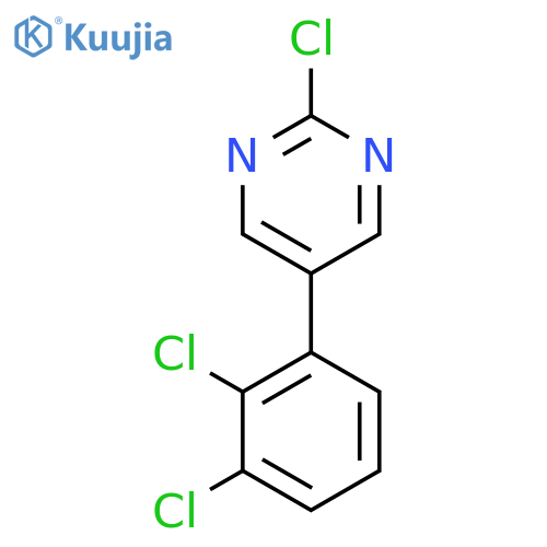 2-Chloro-5-(2,3-dichlorophenyl)pyrimidine structure